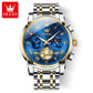 ⌚ PROMO FLASH : 50% DE RÉDUCTION ! ✨ Montre Homme Quartz Dodécagone de Luxe – Chronographe & Phase de Lune – Tourbillon Décoratif – Bracelet Acier Inoxydable 🎩