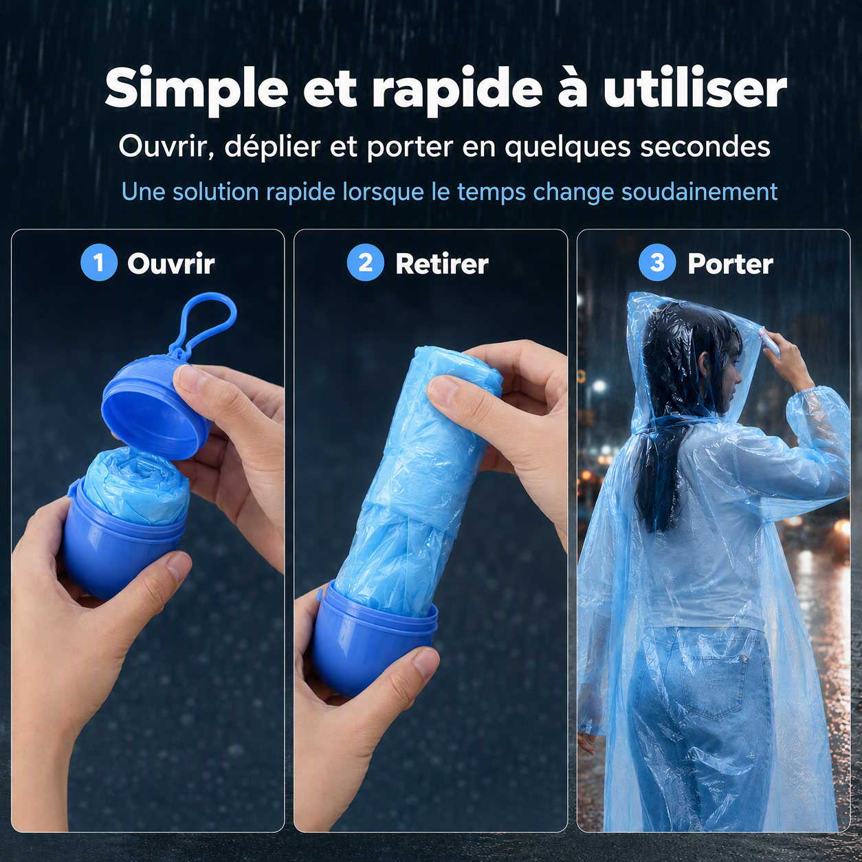 🥳 PROMOTION 2026 🥳 💞 PLUS DE 50 000 EXEMPLAIRES VENDUS ! 👵❤️ Mini-K-way jetable de forme sphérique – Achetez-en 1, recevez-en 1 gratuits ☔🎒✨