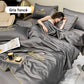 ❄️💕 VENTE DIRECTE USINE -53% ! Parure de Lit 4 Pièces en Velours Haut de Gamme – Douce, Respirante & Rafraîchissante (Tailles 1-2 Places)