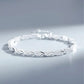 Elegant Sparkling Lucky Clover Bracelet