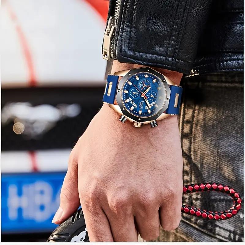 ⌚⚡ Montre sport homme LIGE – Quartz, chronographe, étanche, un garde-temps fiable et stylé pour le sport, l’outdoor et le quotidien, à porter en toutes circonstances 🏔️💧