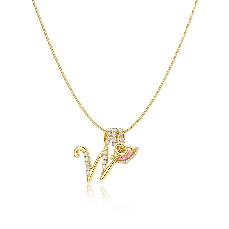 💖 DERNIER JOUR -60 % DE RÉDUCTION ✨ Colliers à pendentif 3 couches avec initiales A-Z 🎀 | Personnalisé et élégant