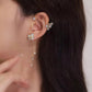 Butterfly Flowers Tassel Earrings
