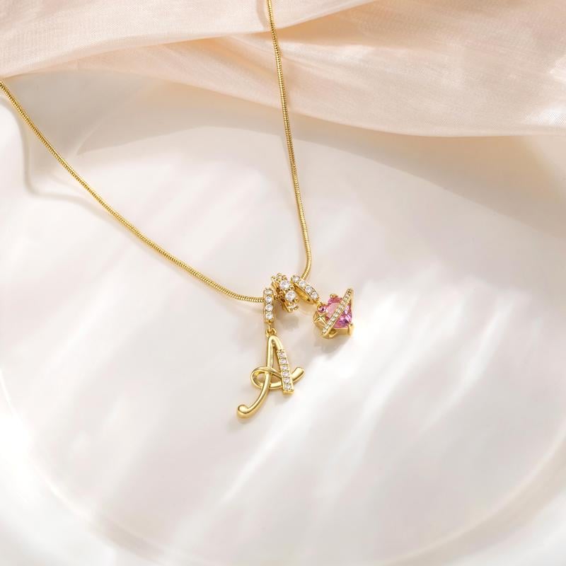 💖 DERNIER JOUR -60 % DE RÉDUCTION ✨ Colliers à pendentif 3 couches avec initiales A-Z 🎀 | Personnalisé et élégant