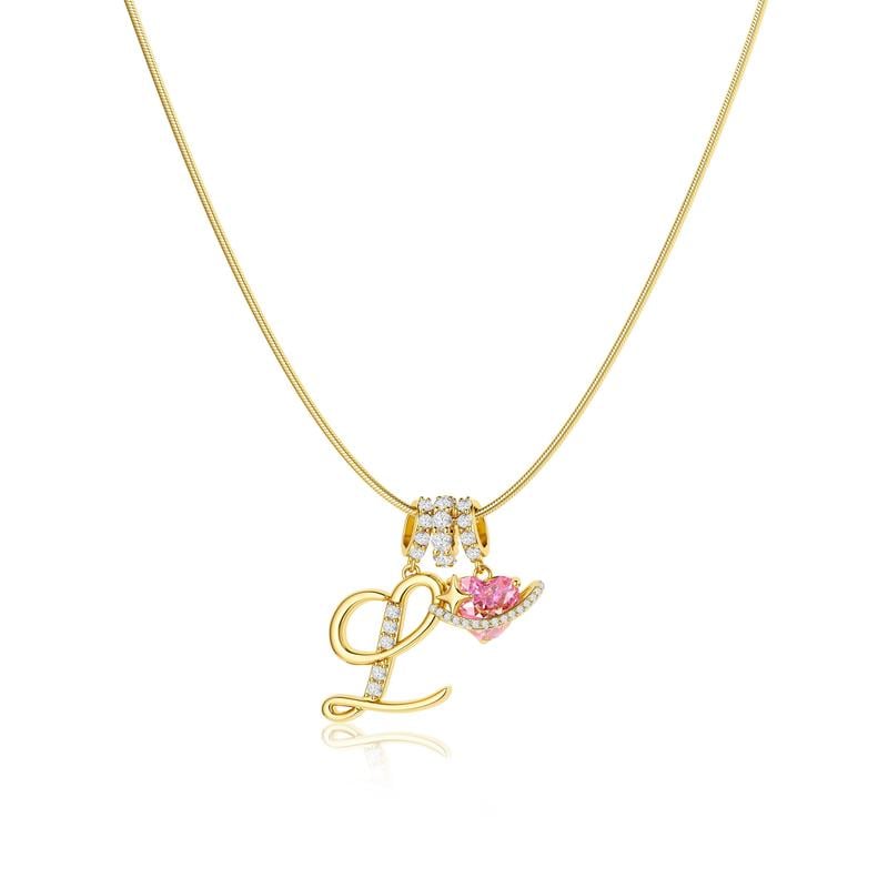 💖 DERNIER JOUR -60 % DE RÉDUCTION ✨ Colliers à pendentif 3 couches avec initiales A-Z 🎀 | Personnalisé et élégant