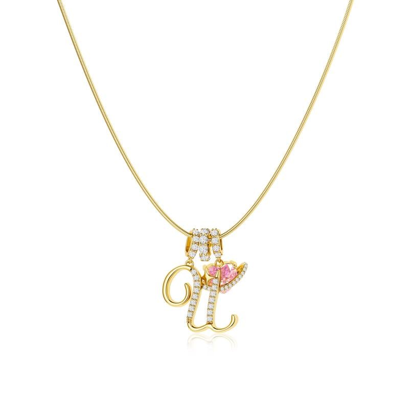 💖 DERNIER JOUR -60 % DE RÉDUCTION ✨ Colliers à pendentif 3 couches avec initiales A-Z 🎀 | Personnalisé et élégant