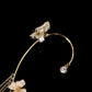 Butterfly Flowers Tassel Earrings