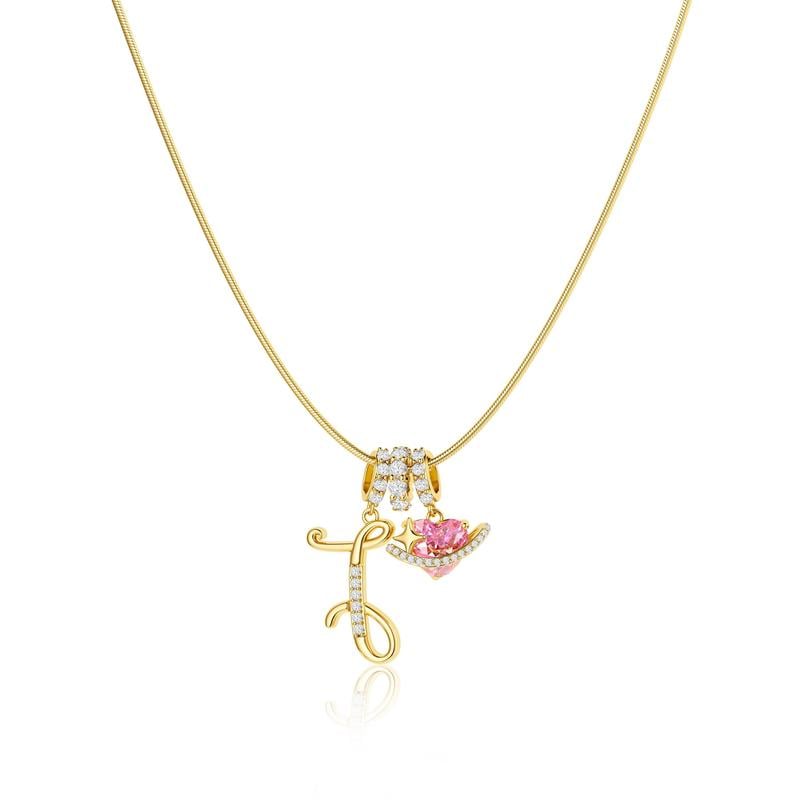 💖 DERNIER JOUR -60 % DE RÉDUCTION ✨ Colliers à pendentif 3 couches avec initiales A-Z 🎀 | Personnalisé et élégant