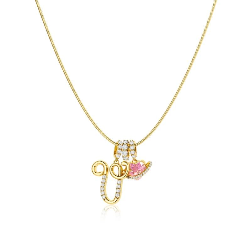 💖 DERNIER JOUR -60 % DE RÉDUCTION ✨ Colliers à pendentif 3 couches avec initiales A-Z 🎀 | Personnalisé et élégant