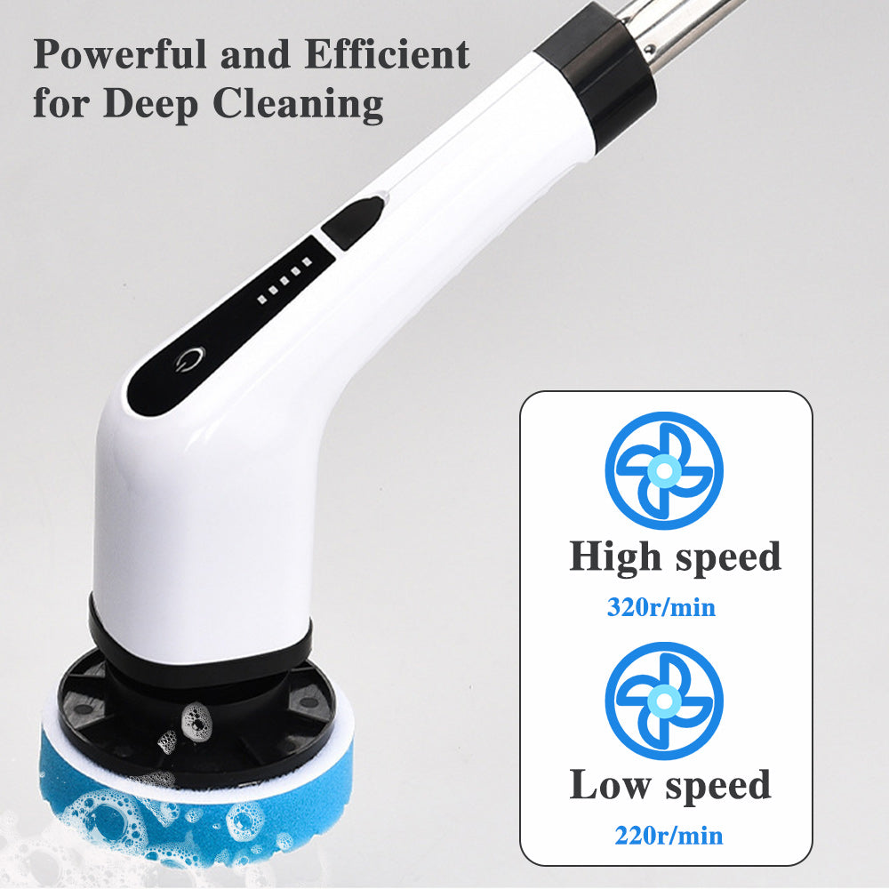 🧼 PROMO LIMITÉE 50% DE RÉDUCTION ! 💥 Brosse Nettoyage Rotative Électrique – Multifonction, Sans Fil, Longue Autonomie ✨