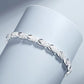 Elegant Sparkling Lucky Clover Bracelet