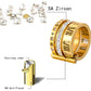 3 in 1 Roman Numeral Spinner Ring