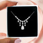Delicate Gift * Sparkly Zircon Tassel Necklace