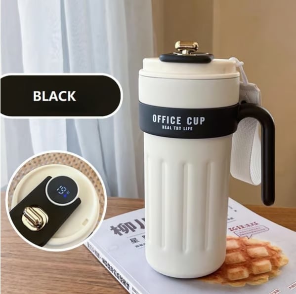 🔥Tasse à café avec affichage de la température par LED😊