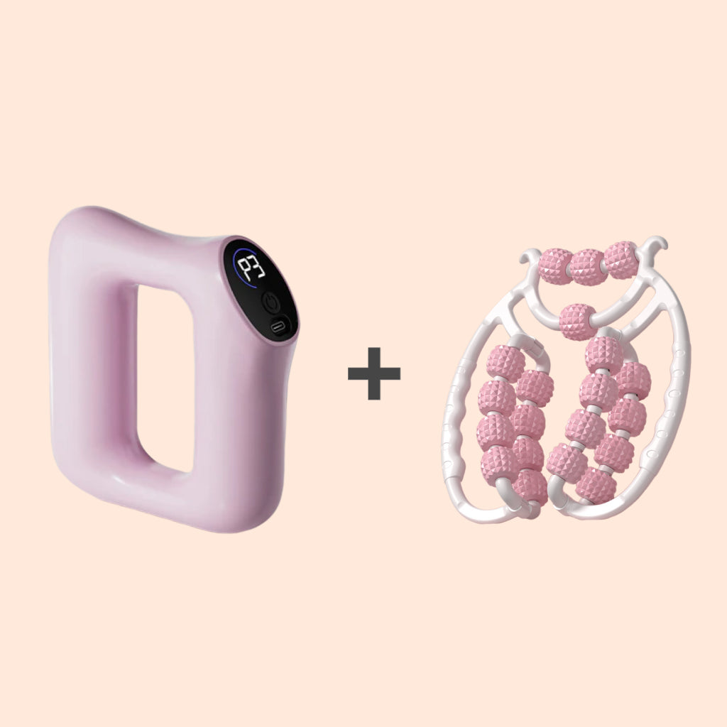 💪🌿 Anneau de massage portable à 5 vitesses – Sangle réglable, soulagement des tissus profonds, atténue les douleurs musculaires, idéal pour la maison, la salle de sport et les voyages 🌟👑