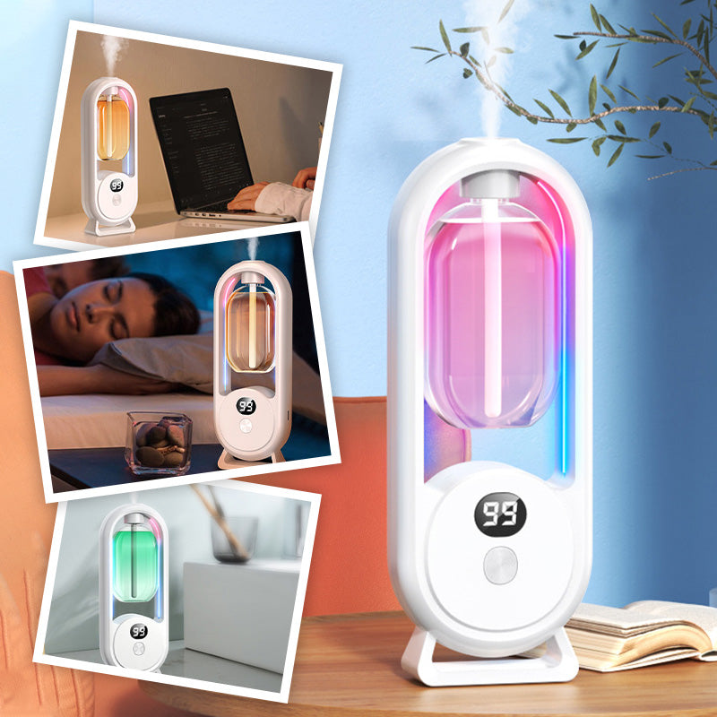 🔥 PROMOTION 2026 – 50% DE RÉDUCTION ! 🌸 Diffuseur d’Aromathérapie Automatique – ABS & Ultrason – 50 ml & 60 m² & Lumière Nocturne for Maison & Bureau