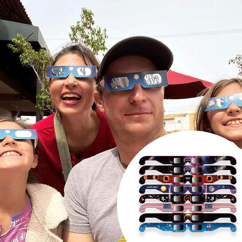 ✨🛒 -60% ! 🏙 Lunettes Éclipse Solaire ISO 12312-2 – Papier + Plastique – UV/IR Bloqués 99,99 % – pour une Observation Sûre