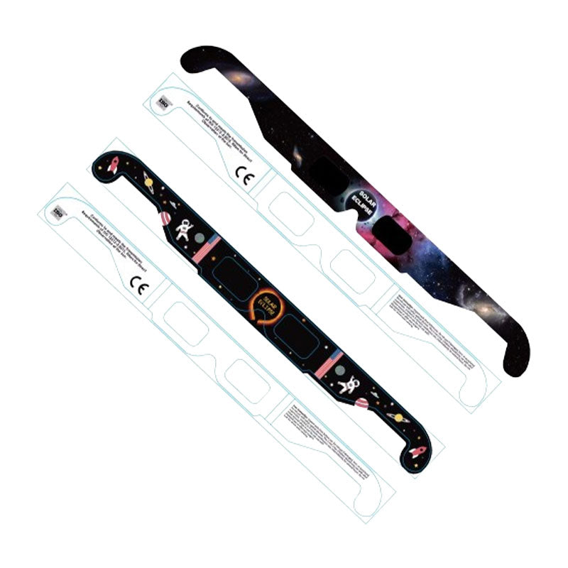 ✨🛒 -60% ! 🏙 Lunettes Éclipse Solaire ISO 12312-2 – Papier + Plastique – UV/IR Bloqués 99,99 % – pour une Observation Sûre