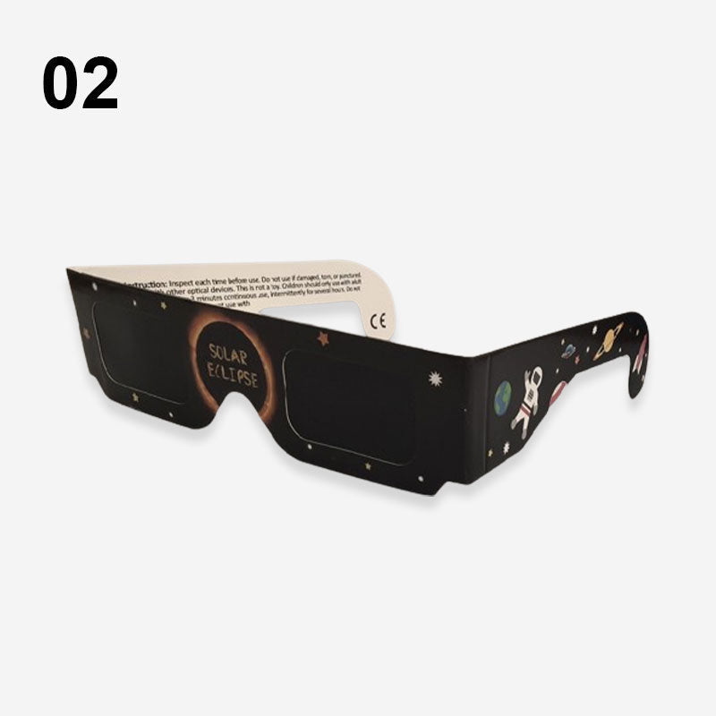 ✨🛒 -60% ! 🏙 Lunettes Éclipse Solaire ISO 12312-2 – Papier + Plastique – UV/IR Bloqués 99,99 % – pour une Observation Sûre