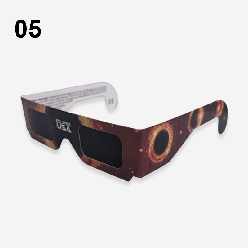 ✨🛒 -60% ! 🏙 Lunettes Éclipse Solaire ISO 12312-2 – Papier + Plastique – UV/IR Bloqués 99,99 % – pour une Observation Sûre