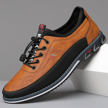 👞✨ PROMO FLASH 50% ! Richelieu en Cuir Ciré – Brillance Miroir, Construction Haut de Gamme, 5 Couleurs, Pointures 38-50, Idéal Bureau & Cérémonies 🎩