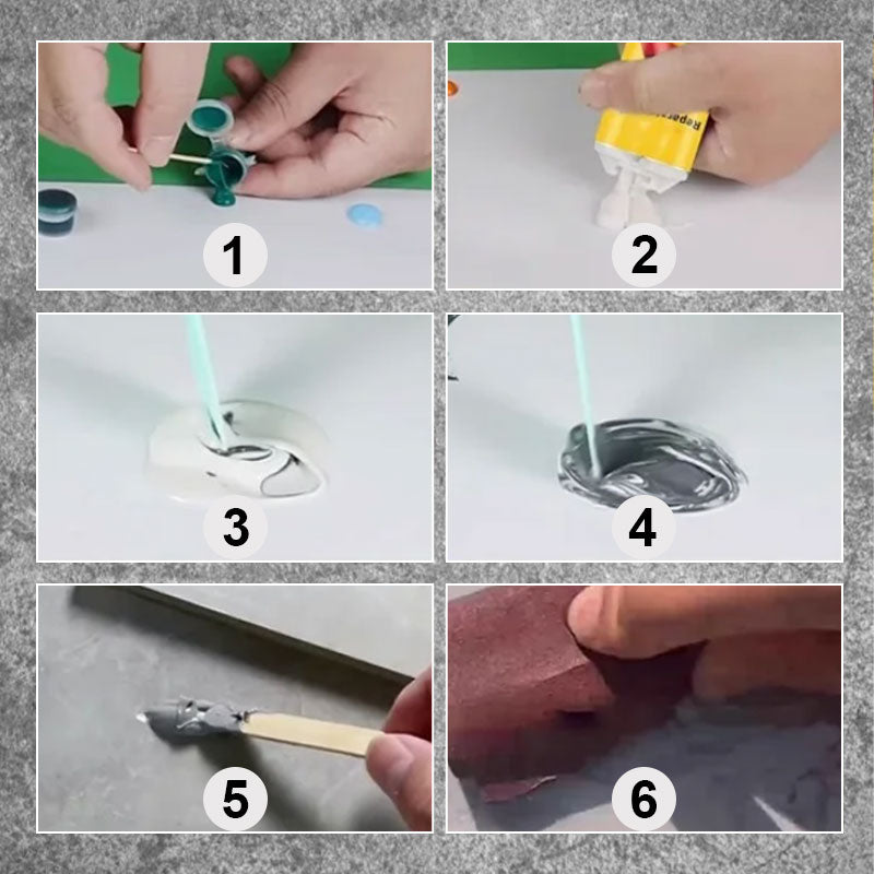🔥 Achetez 2, Recevez 1 Gratuit ! ✨ Kit Réparation Carrelage et Pierre - 8 Pigments Adjustables, Durcissement Rapide, Imperméable et Durable 🛠️💧