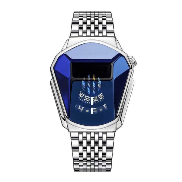 ⌚‑70 % ! ✨Montre-bracelet quartz homme en acier inoxydable – Design moderne, mouvement quartz précis et étanche – Idéale pour le quotidien et le travail 💼