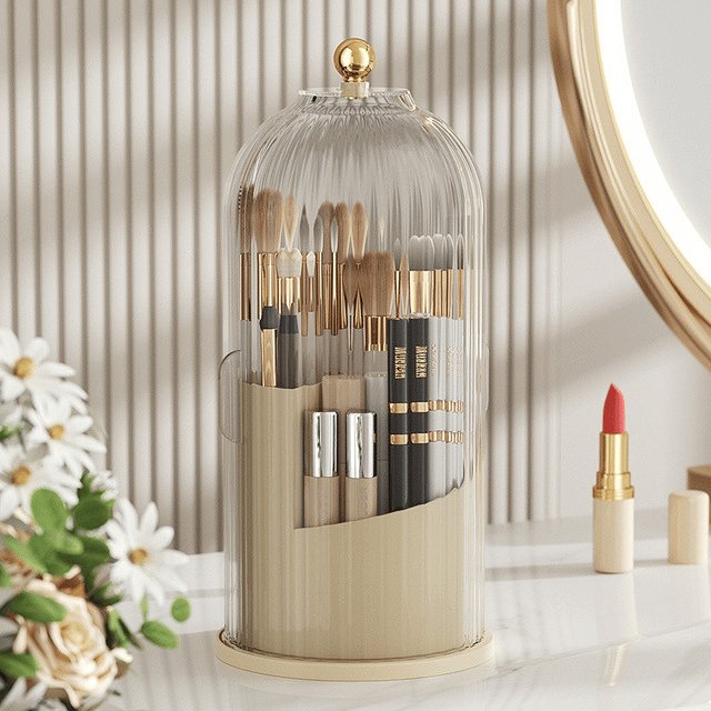 🧴 50% DE RÉDUCTION! 🏡 Organisateur de Brosses à Dents à Couvercle Coulissant – Compact, Hygiénique & Idéal pour la Salle de Bain 🛁