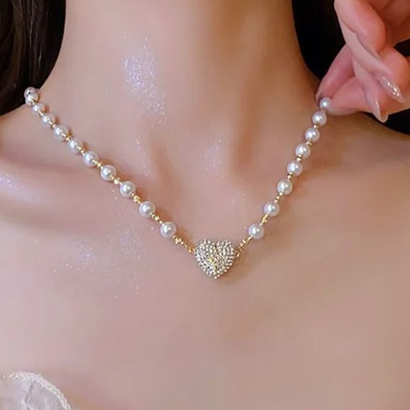💎 60% DE RÉDUCTION ! ❤️ Collier Magnétique en Forme de Cœur – Fermeture Aimantée, Style Élégant & Léger à Porter ✨