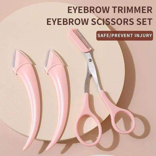 ✂️ ACHETEZ-EN 1, OBTENEZ-EN 1 GRATUIT ! 💇‍♀️ Ciseaux à Sourcils avec Peigne – Coupe Précise, Compact & Idéal en Déplacement – Coiffage Parfait pour des Sourcils Soignés ✨