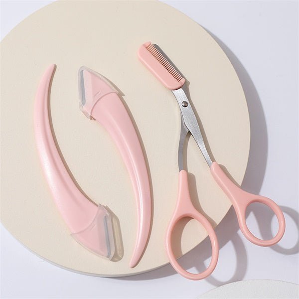 ✂️ ACHETEZ-EN 1, OBTENEZ-EN 1 GRATUIT ! 💇‍♀️ Ciseaux à Sourcils avec Peigne – Coupe Précise, Compact & Idéal en Déplacement – Coiffage Parfait pour des Sourcils Soignés ✨