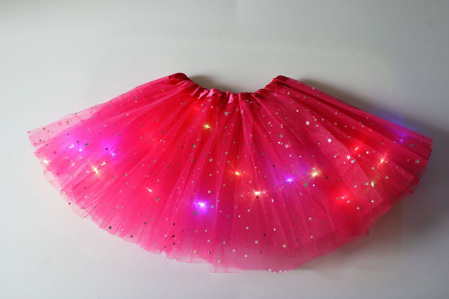👗 50% DE RÉDUCTION ! ✨ Jupe Tutu LED Magique - Illumination Éclatante avec 8 Modes Lumineux, Parfaite pour Fêtes/Déguisements/Photos 💃🎉