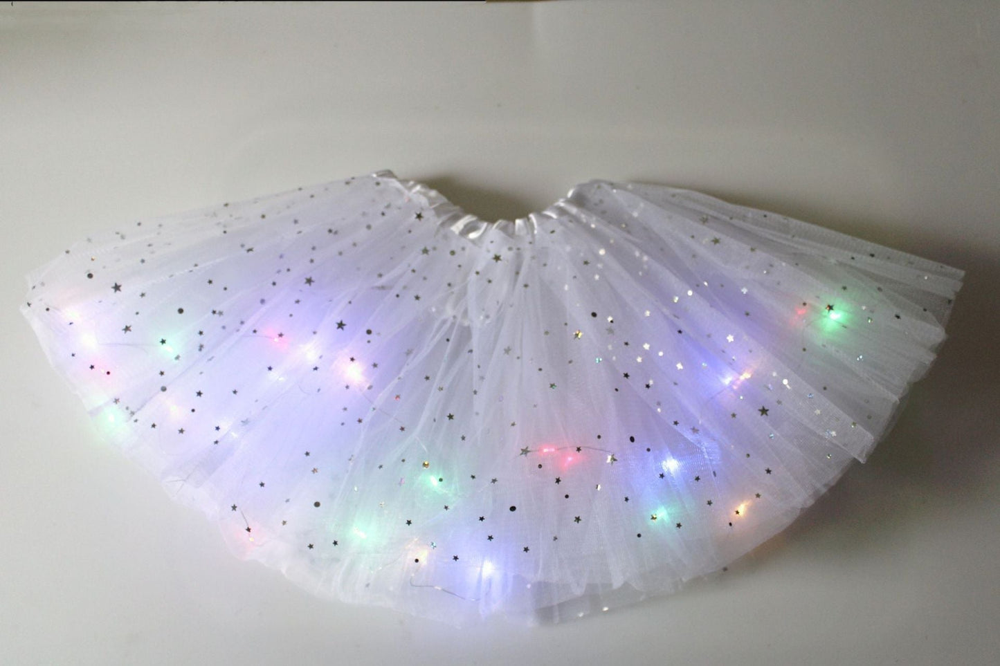 👗 50% DE RÉDUCTION ! ✨ Jupe Tutu LED Magique - Illumination Éclatante avec 8 Modes Lumineux, Parfaite pour Fêtes/Déguisements/Photos 💃🎉