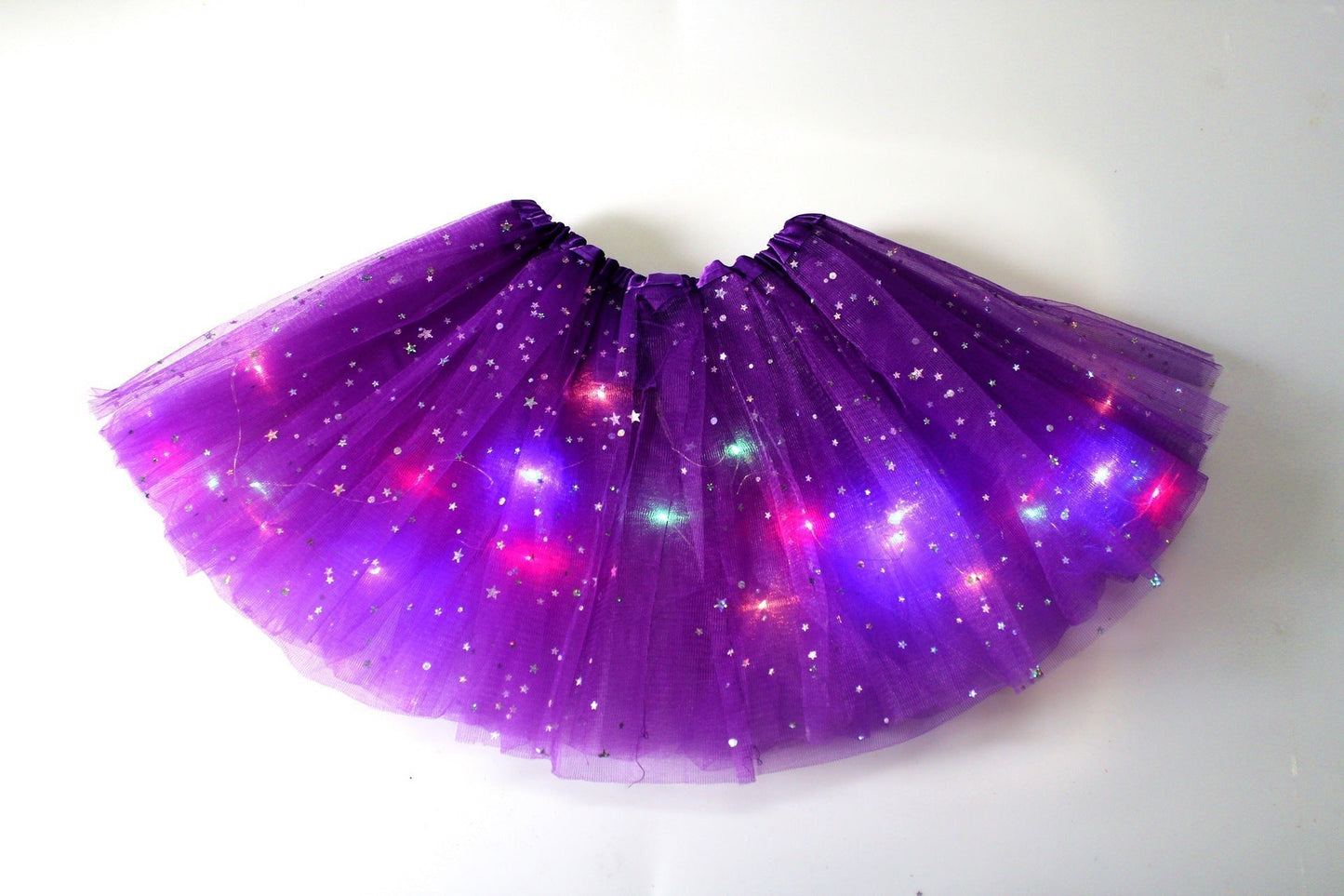 👗 50% DE RÉDUCTION ! ✨ Jupe Tutu LED Magique - Illumination Éclatante avec 8 Modes Lumineux, Parfaite pour Fêtes/Déguisements/Photos 💃🎉