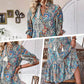🌸🌿OFFRE LIMITÉE -50% !🌺Robe d'été à col V pour femme à motif floral – Imprimé fleuri et coupe aérée, parfaite pour les journées ensoleillées.