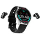 Montre connectée 2-en-1 avec écouteurs sans fil intégrés