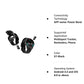 Montre connectée 2-en-1 avec écouteurs sans fil intégrés