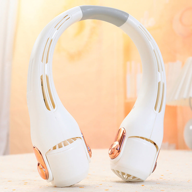 ❄️ 50% DE RÉDUCTION 💐 Ventilateur de cou ultra-silencieux – Rotation 360° & 3 vitesses ✨
