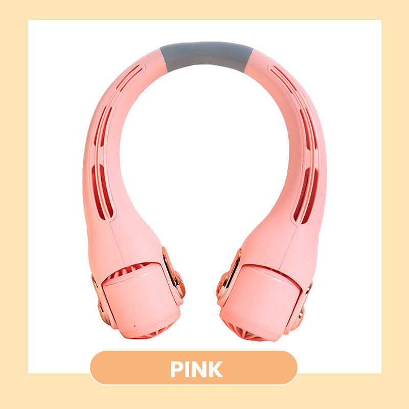 ❄️ 50% DE RÉDUCTION 💐 Ventilateur de cou ultra-silencieux – Rotation 360° & 3 vitesses ✨