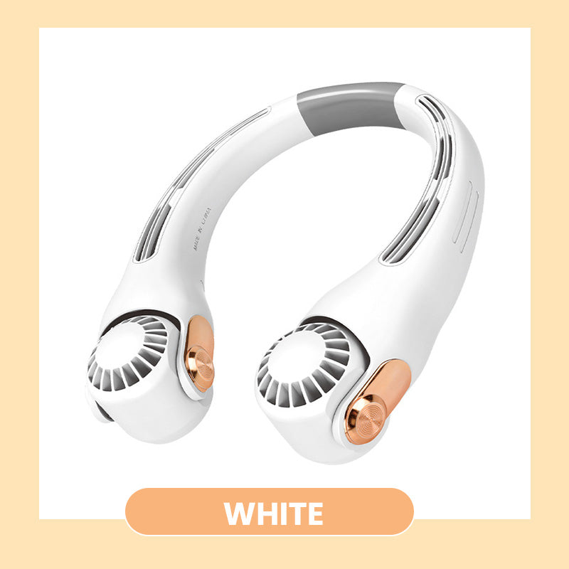 ❄️ 50% DE RÉDUCTION 💐 Ventilateur de cou ultra-silencieux – Rotation 360° & 3 vitesses ✨