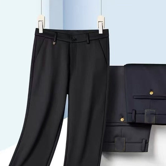 👖💼 Pantalon droit extensible pour homme – Liberté de mouvement, coupe élégante, le pantalon qui passe du bureau au afterwork sans un pli ☕🕶️