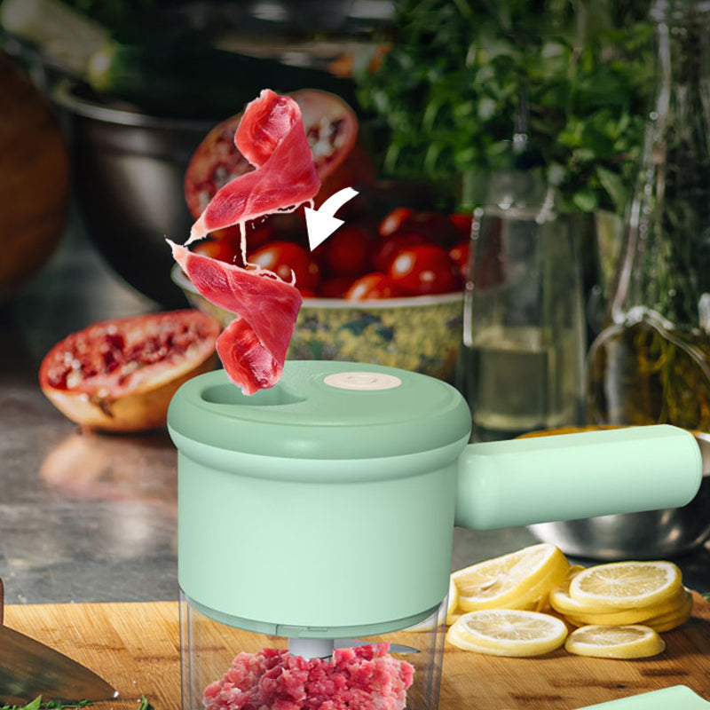 🥦🛒 PROMO FLASH : 50% DE RÉDUCTION ! 🔋 Hachoir Électrique Rechargeable à Main – Moteur 30W & Lames Inox Interchangeables – Capacité 280ml – Compact & Portable – Idéal Salades & Sautés 🥗