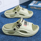 🔥 OFFRE LIMITÉE – 50% ! 👟 Chausson Homme Antidérapant Semelle Épaisse – Similicuir + EVA – Bride Convertible & Semelle 2,5 cm for Maison