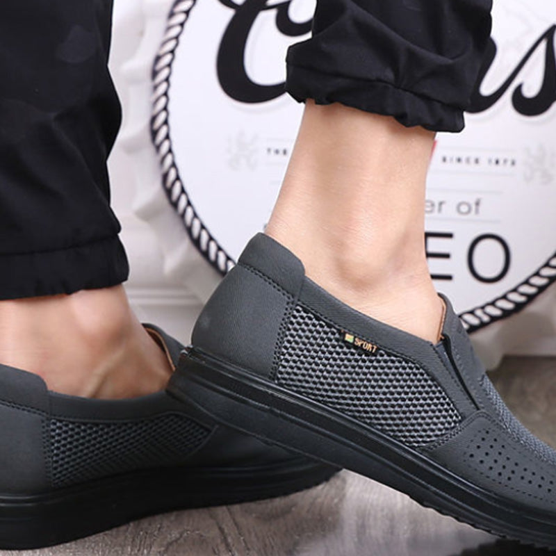 🔥-50% DE RÉDUCTION – OFFRE LIMITÉE ! 👟Chaussures décontractées slip-on respirantes pour homme – Baskets légères pour un confort au quotidien ✨