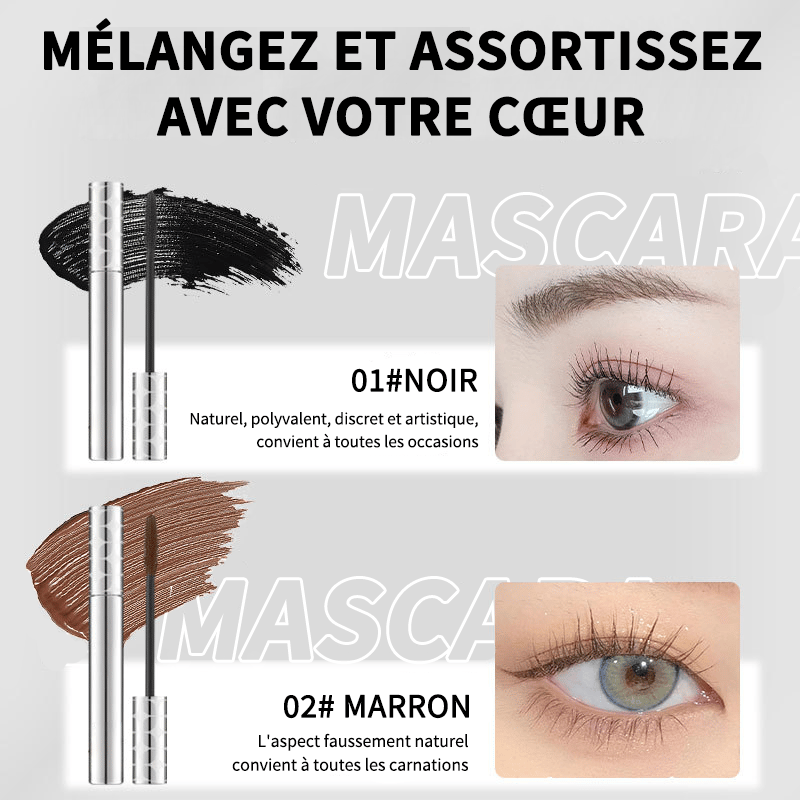 💄✨ PROMO "ACHETEZ 1, OBTENEZ 1 GRATUIT" ! Mascara Tubulaire Waterproof – Technologie Micro-Tubes, 24h Anti-Bavures, Volume & Longueur, Formule Végan, Facile à Démaquiller 👁️