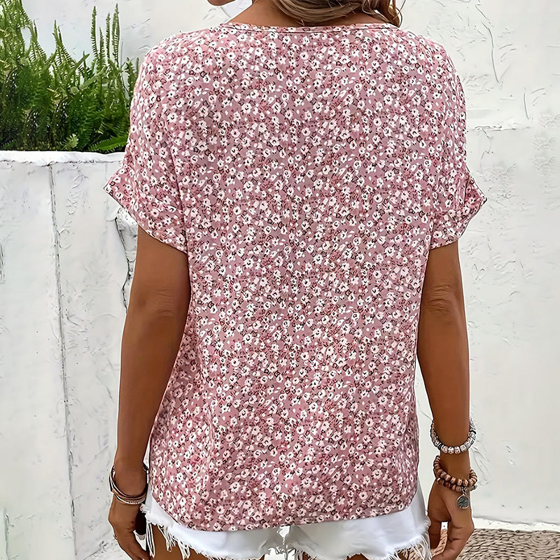 🔥Meilleures ventes d'été🔥Chemise élégante à imprimé floral pour femme