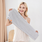 📢📢50% DE RÉDUCTION !! ⏰ Grande Serviette pour Cheveux – Tissu Corail Doux – Absorption Rapide & Bande Élastique for Femmes 💕