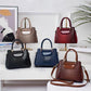 Chic Faux Crocodile Textured PU Crossbody Bag
