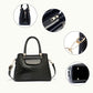 Chic Faux Crocodile Textured PU Crossbody Bag