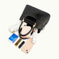 Chic Faux Crocodile Textured PU Crossbody Bag